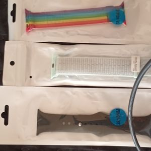 Three Apple Compatible Watch Bands 38/40 New